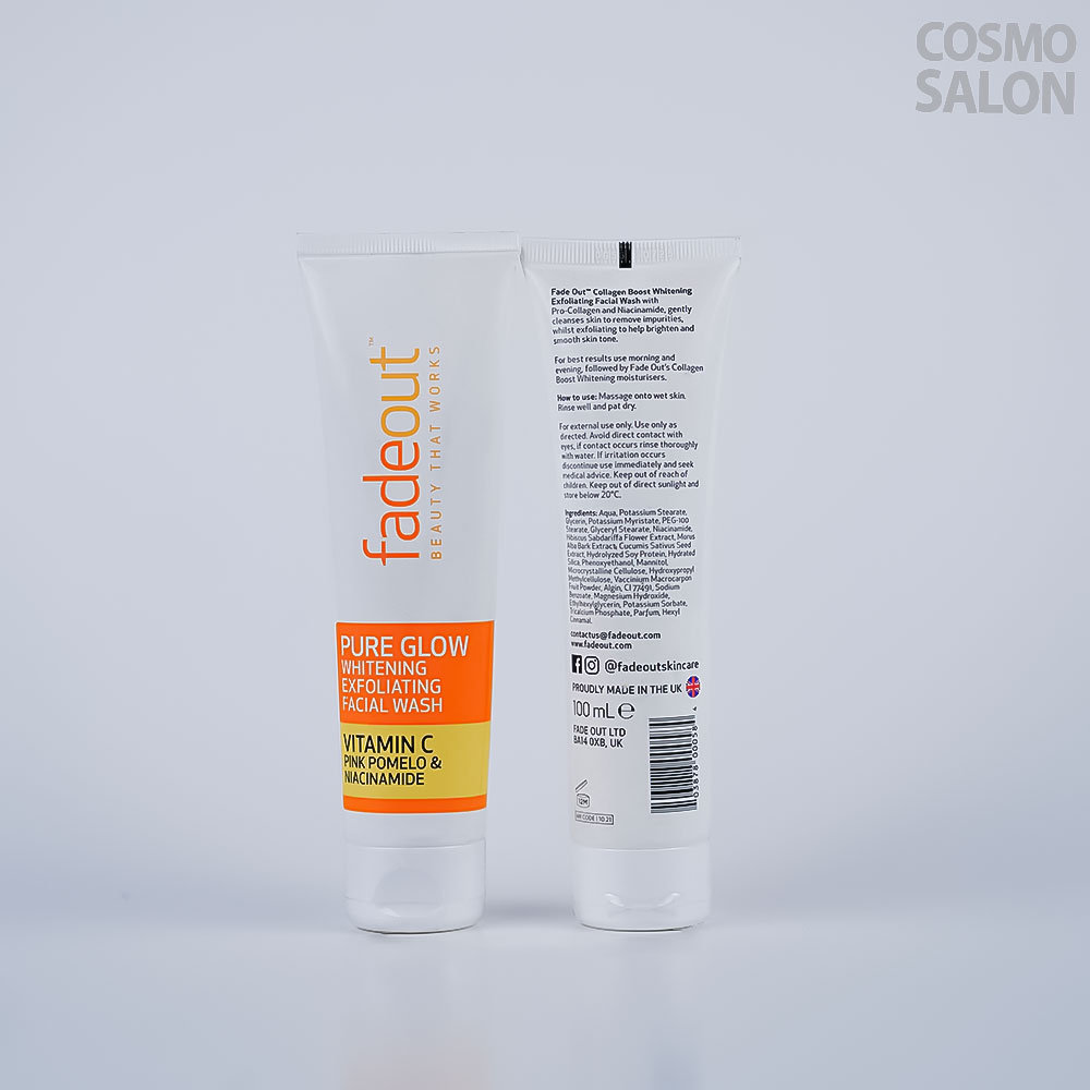 Fade Out Pure Glow Whitening Exfoliating Facial Wash - Image 3