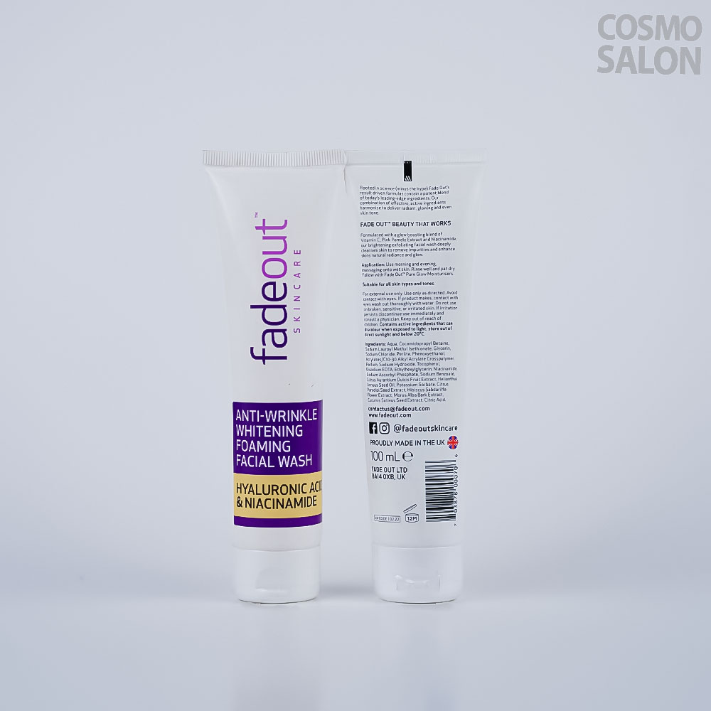 Fade Out Anti-Wrinkle Whitening Foaming Facial Wash - Image 2