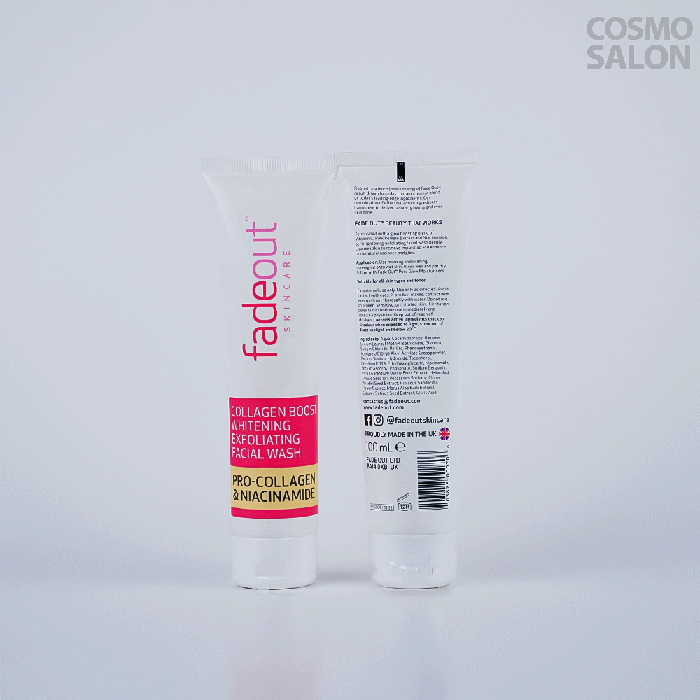 Fade Out Collagen Boost Whitening Exfoliating Facial Wash - Image 2