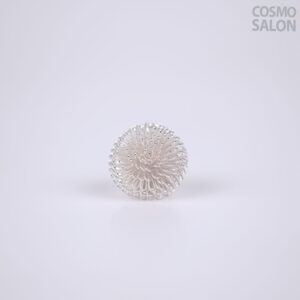 Silver Spiral Flower Ring