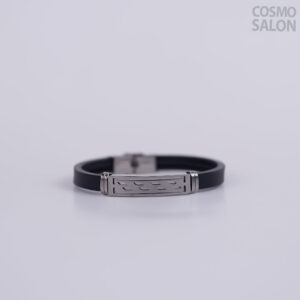Engraved Silver Pattern Bracelet
