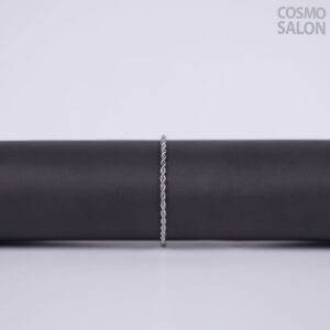 Silver Rope Chain Bracelet