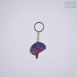 Brain Anatomy Educational Keychain